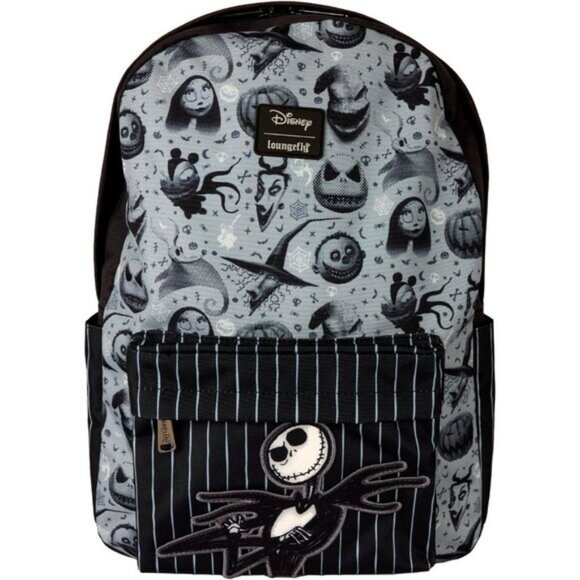 Loungefly Handbags - ⚡Loungefly Disney The Nightmare Before Christmas Nylon Full-Size Backpack